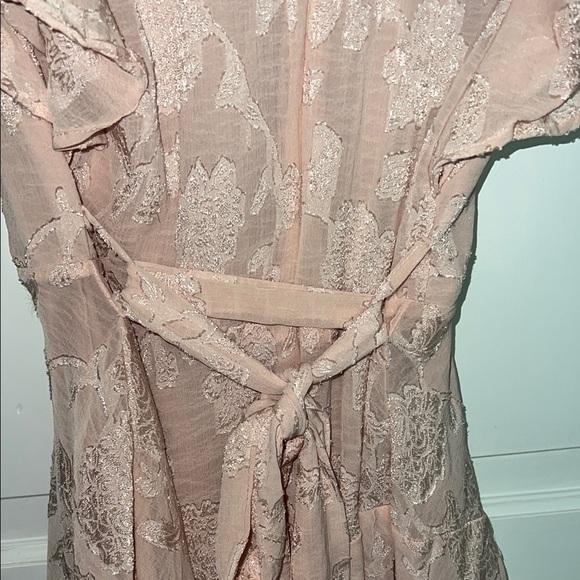 Altar'd State Pink Lace Chemise with Satin Finish - Picture 5 of 5